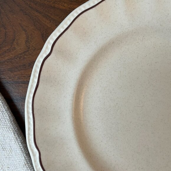 Kensington Staffordshire Handcrafted England Ironstone 4 Salad Plates - Picture 5 of 7